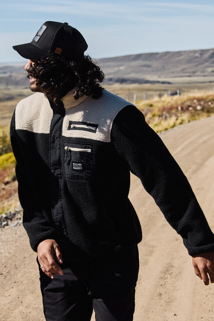 Polar Tambo Reciclado Negro Hombre