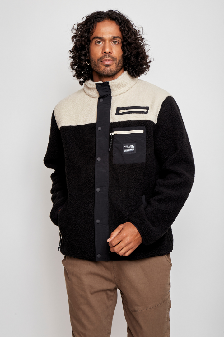 Polar Tambo Reciclado Negro Hombre