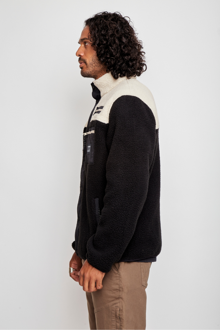 Polar Tambo Reciclado Negro Hombre