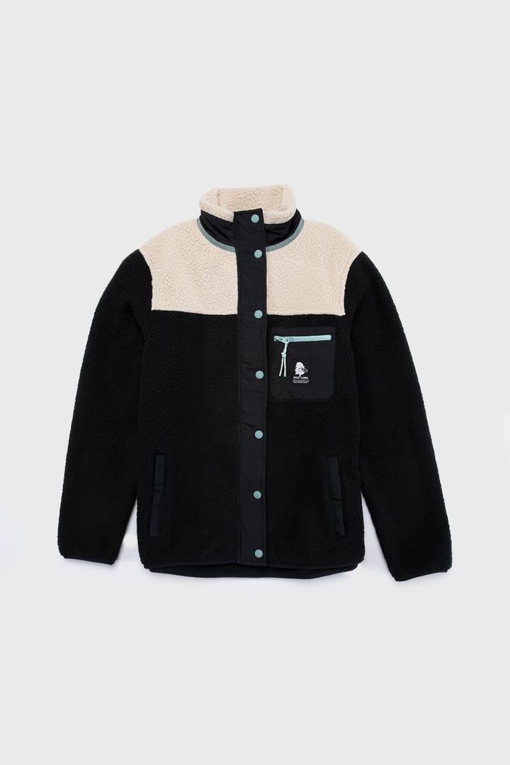 Polar Tambo Reciclado Negro Mujer