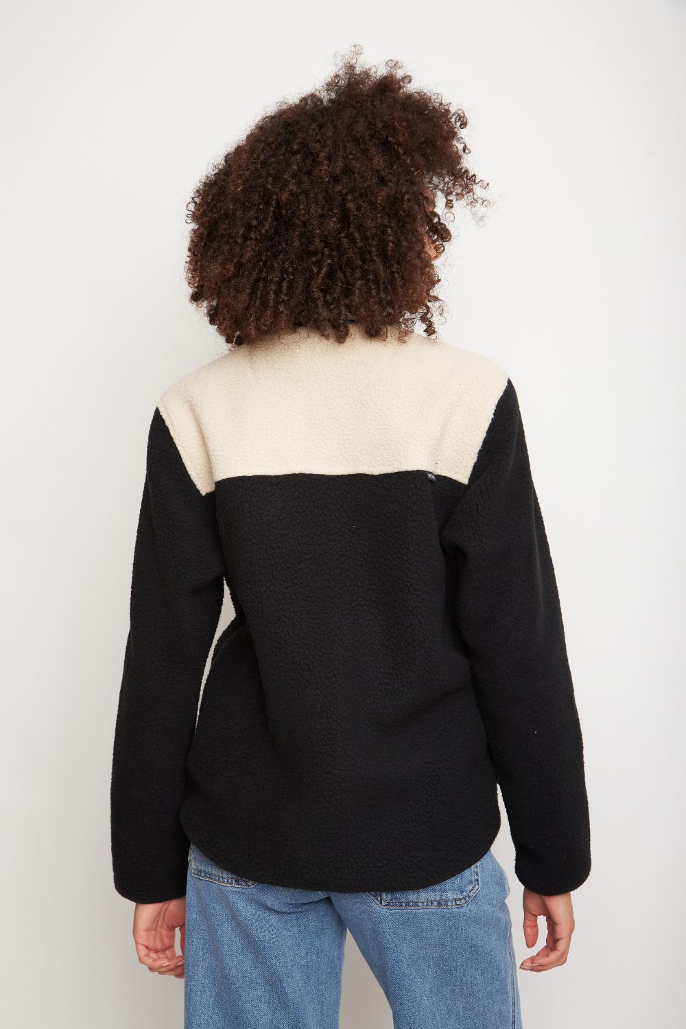 Polar Tambo Reciclado Negro Mujer