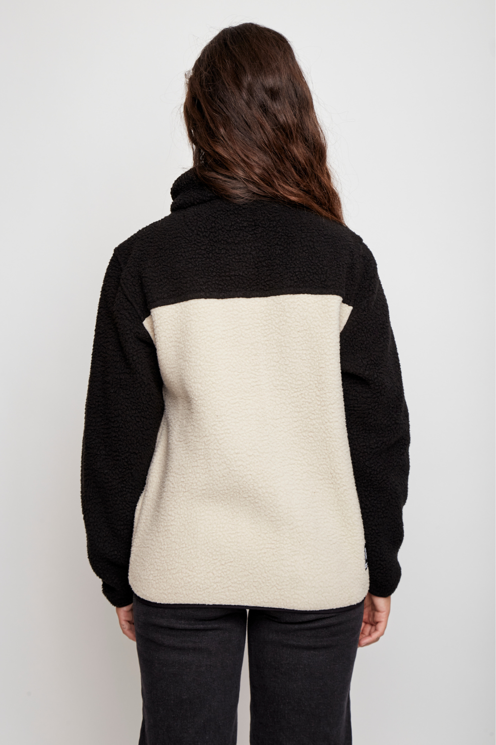 Polar Tambo Reciclado Negro Mujer