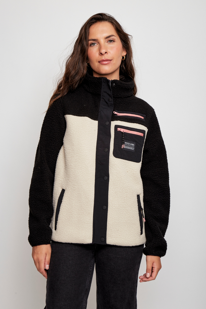 Polar Tambo Reciclado Negro Mujer