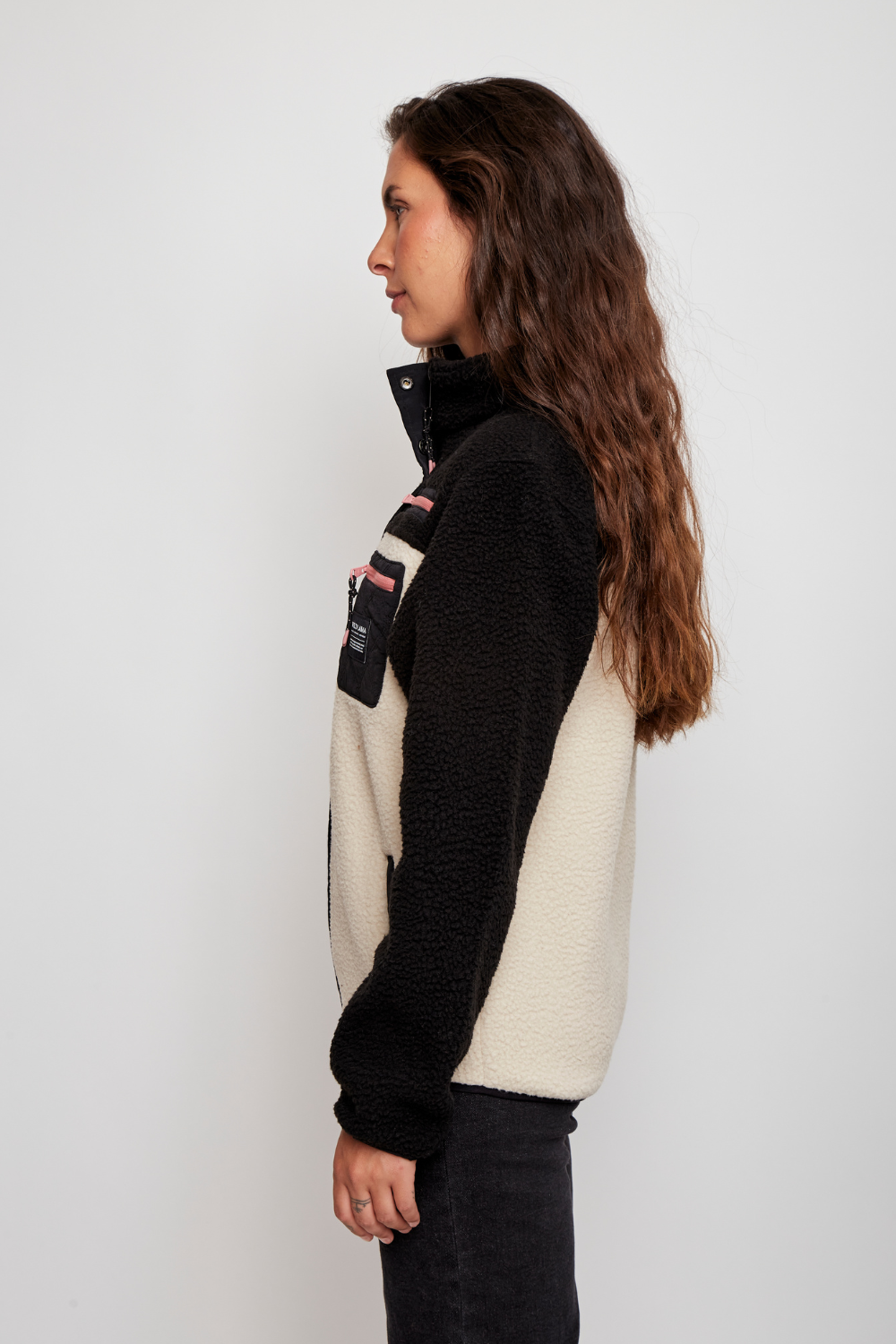Polar Tambo Reciclado Negro Mujer