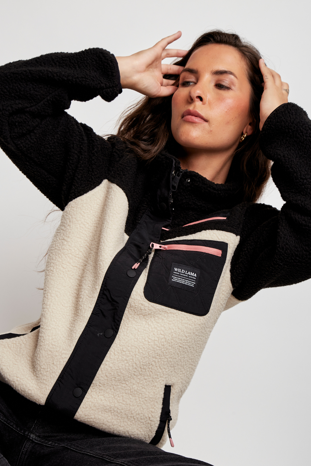 Polar Tambo Reciclado Negro Mujer