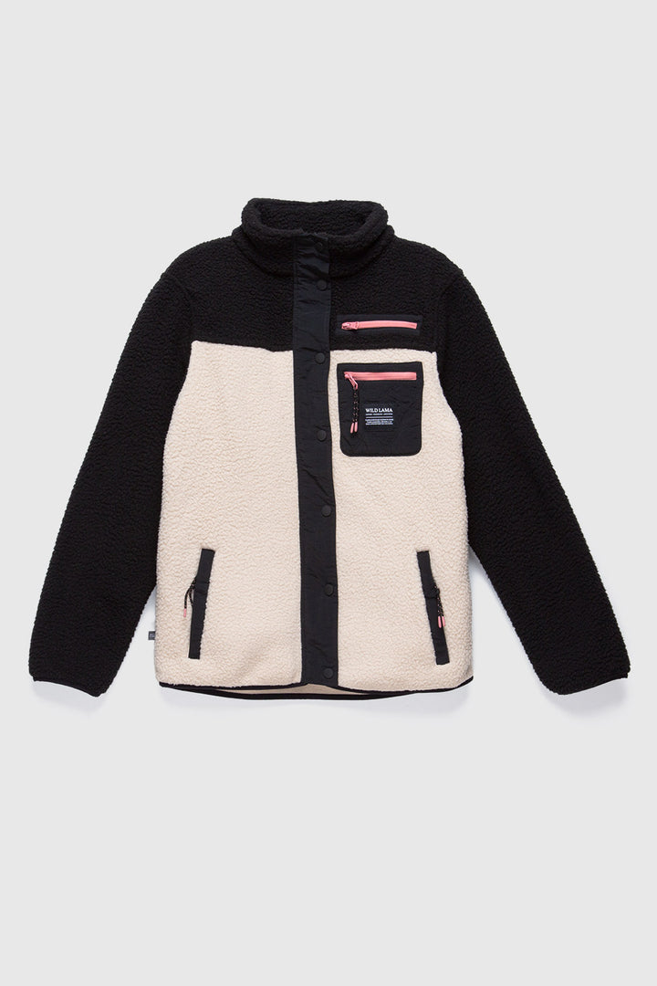 Polar Tambo Reciclado Negro Mujer