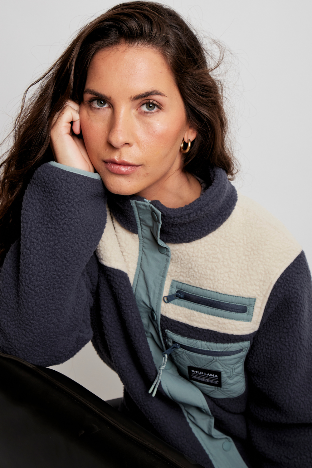 Polar Tambo Reciclado Azul Mujer