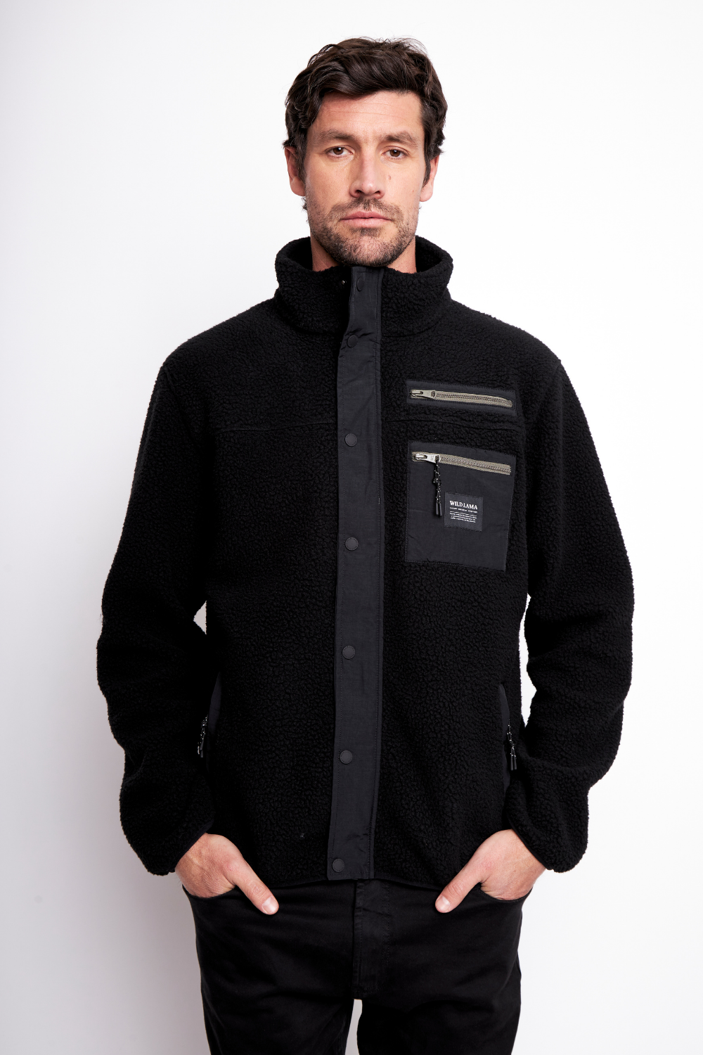 Polar Tambo Reciclado Negro Hombre