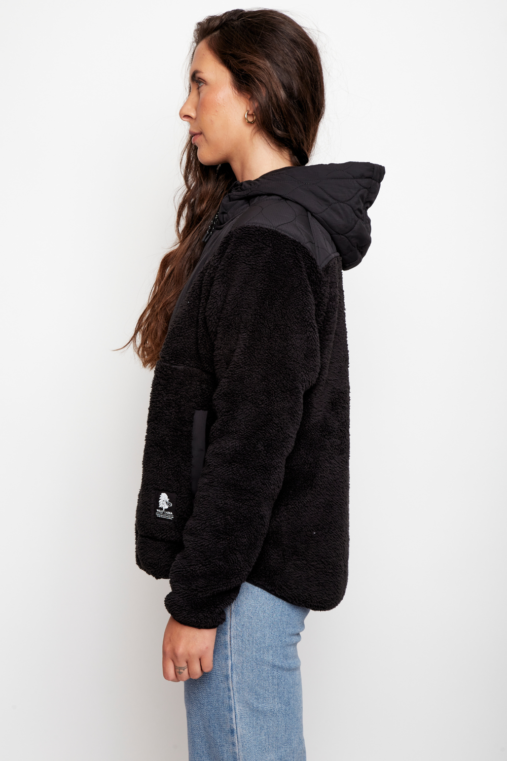 Polar Tauco Reciclado Negro Mujer