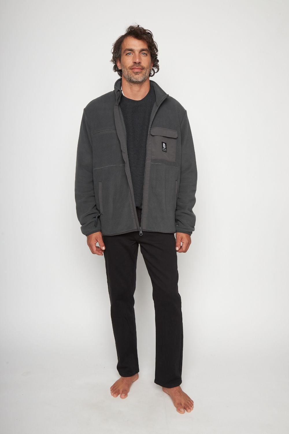 Polar Azer Reciclado Gris Hombre