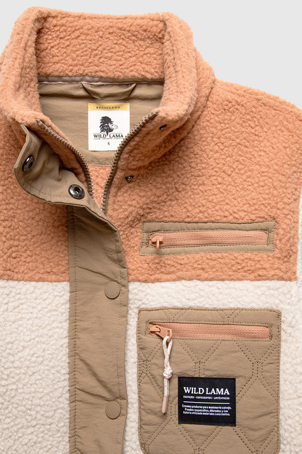 Polar Tambo Reciclado Beige Mujer