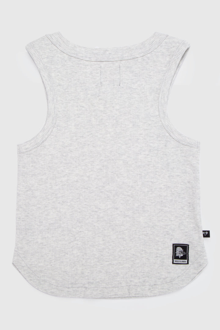 Polera Ani Orgánica Gris Mujer