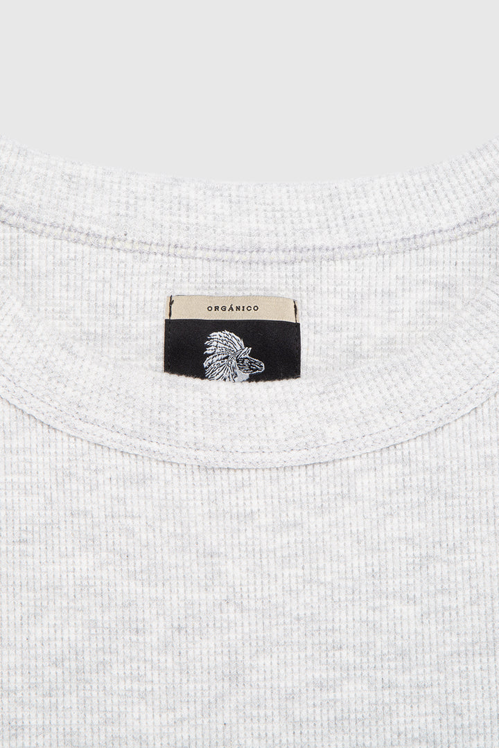 Polera Ani Orgánica Gris Mujer