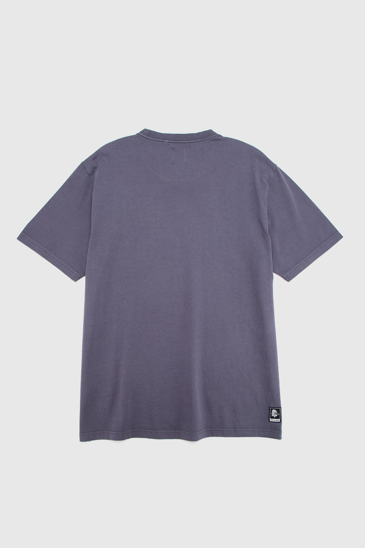 Polera Bat Orgánica Azul Hombre