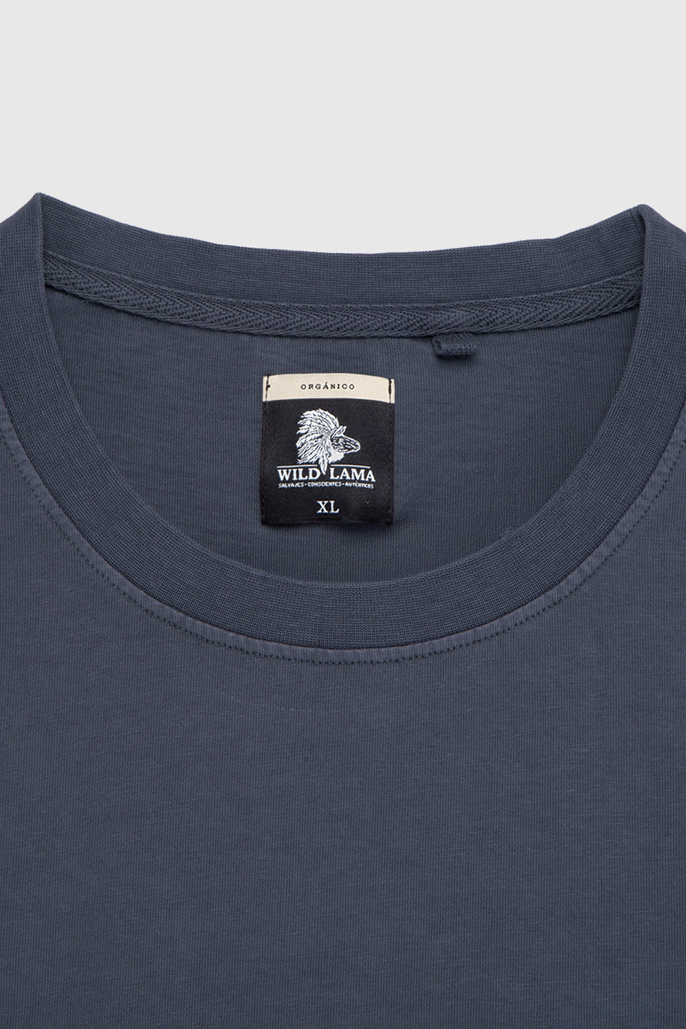 Polera Bat Orgánica Azul Hombre