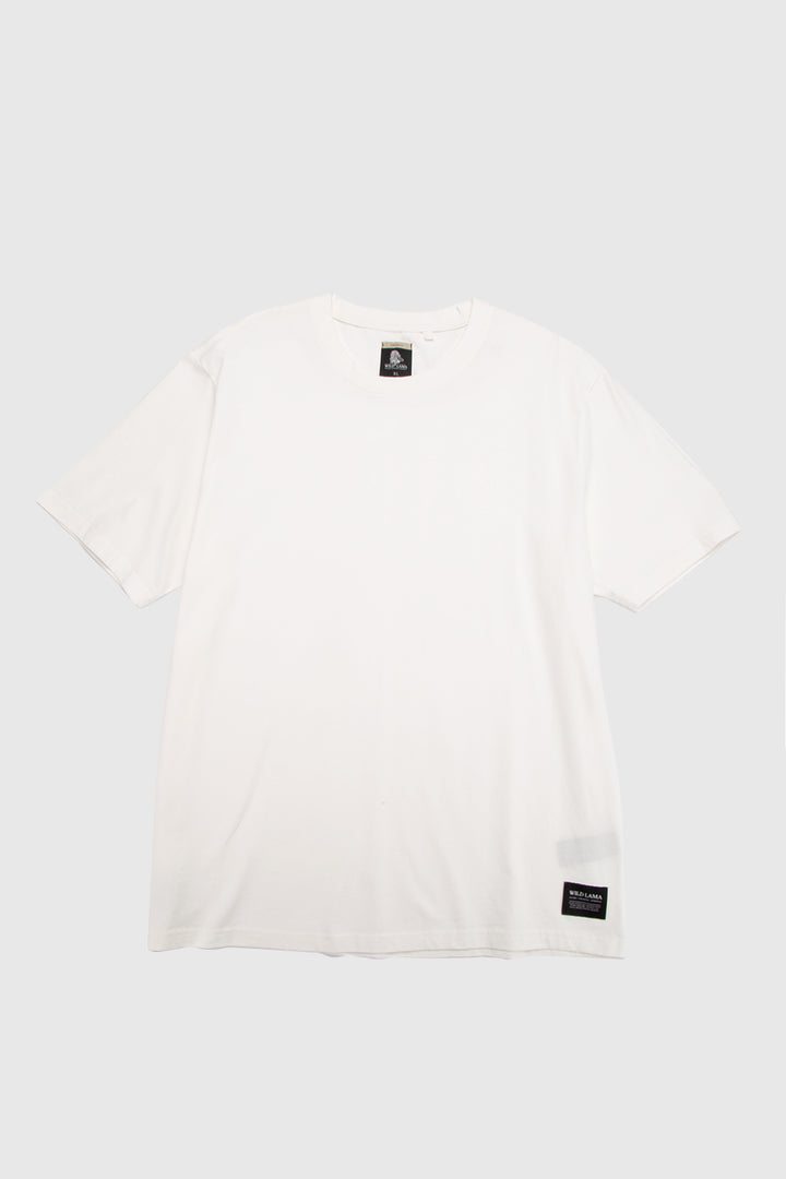 Polera Bat Orgánica Blanca Hombre