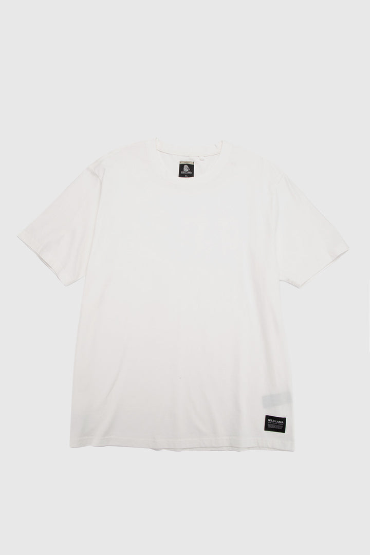 Polera Bat Orgánica Blanca Hombre