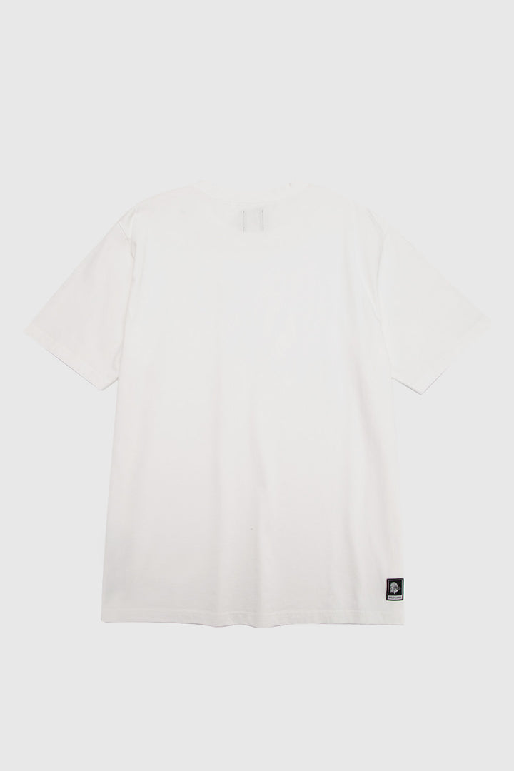 Polera Bat Orgánica Blanca Hombre