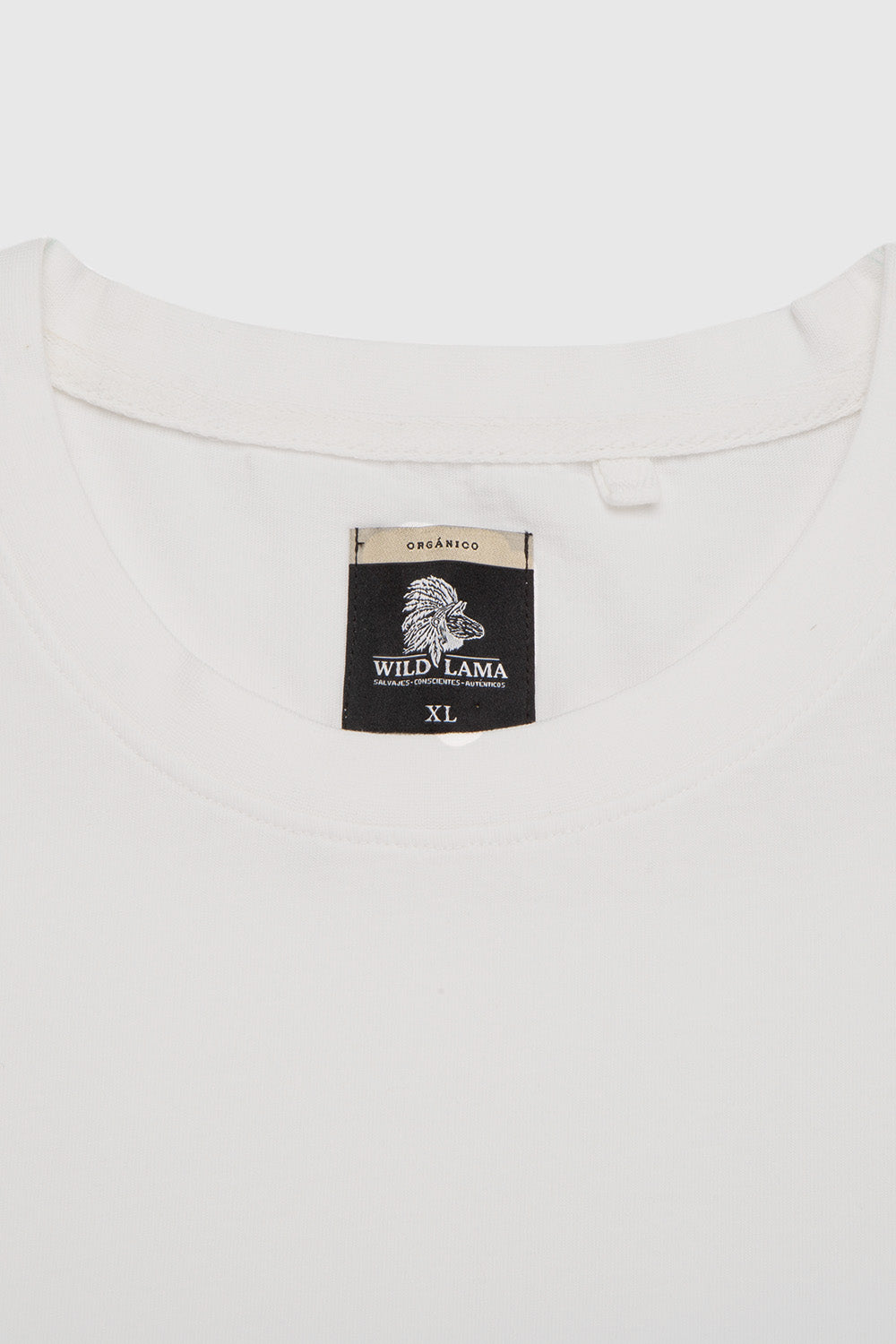 Polera Bat Orgánica Blanca Hombre