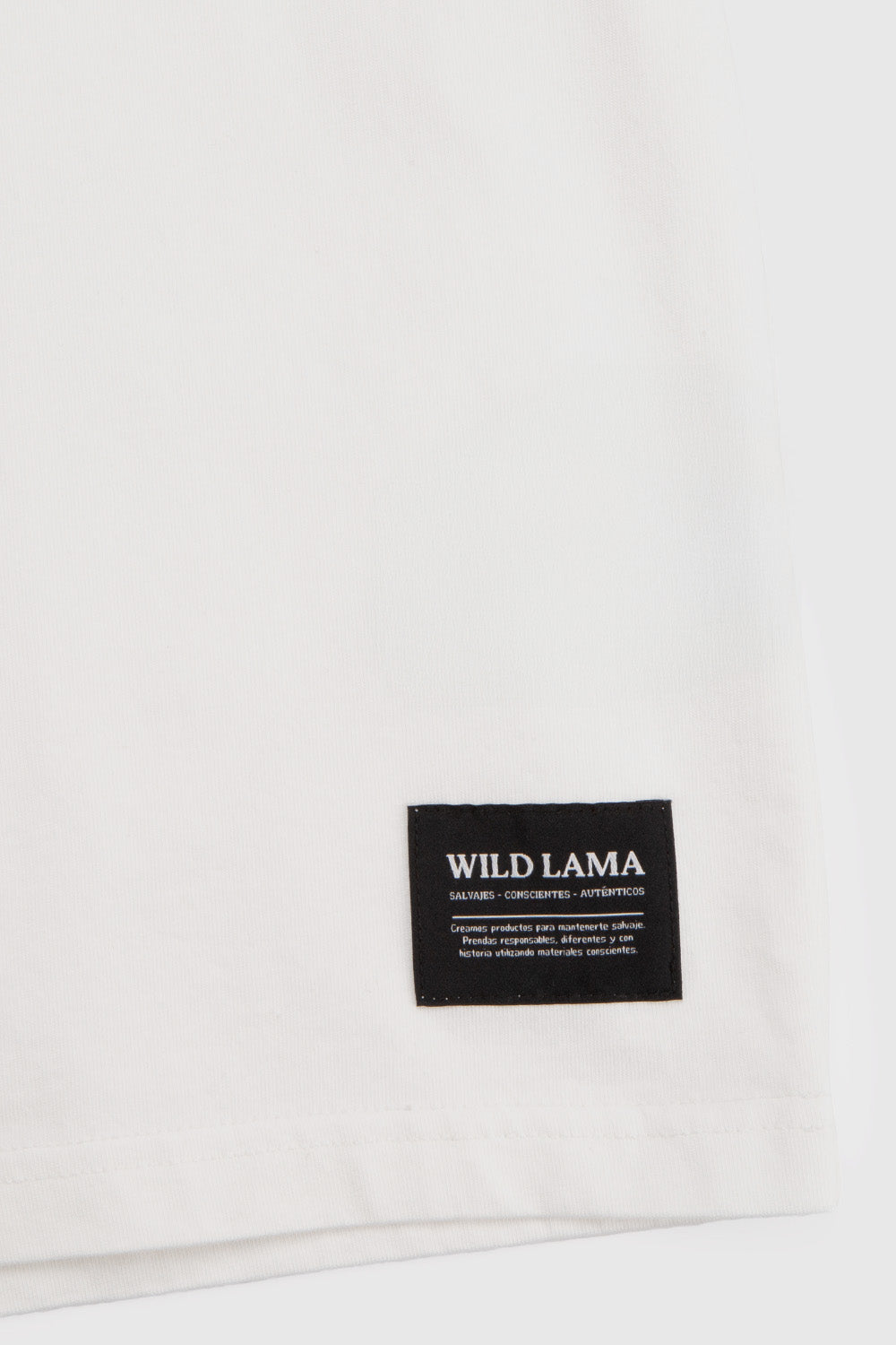 Polera Bat Orgánica Blanca Hombre