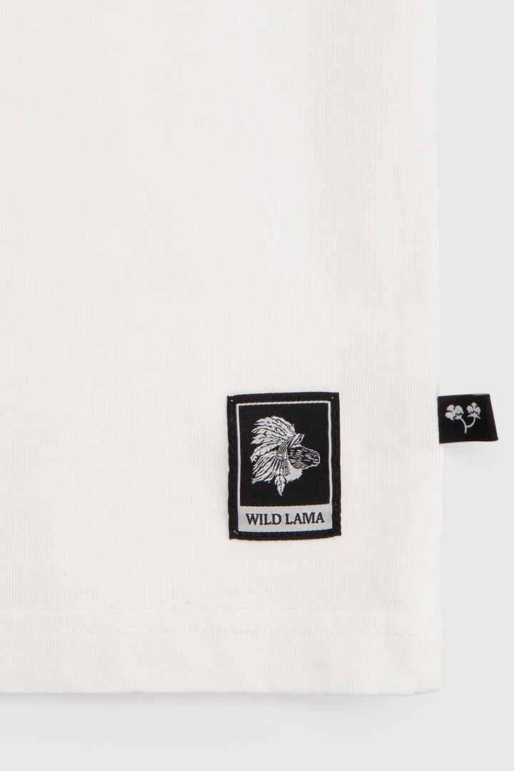Polera Bat Orgánica Blanca Hombre