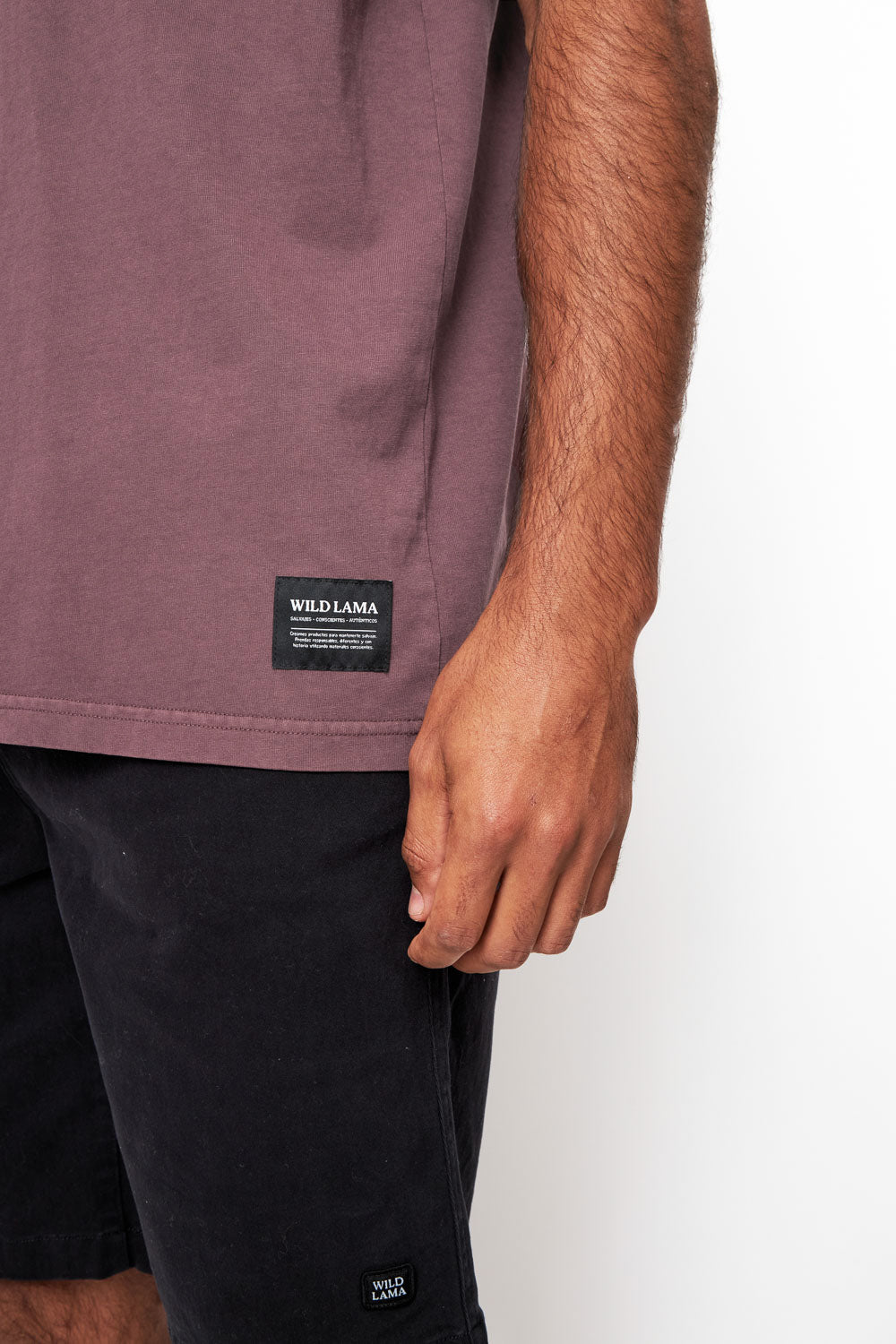 Polera Bat Orgánica Burdeo Hombre
