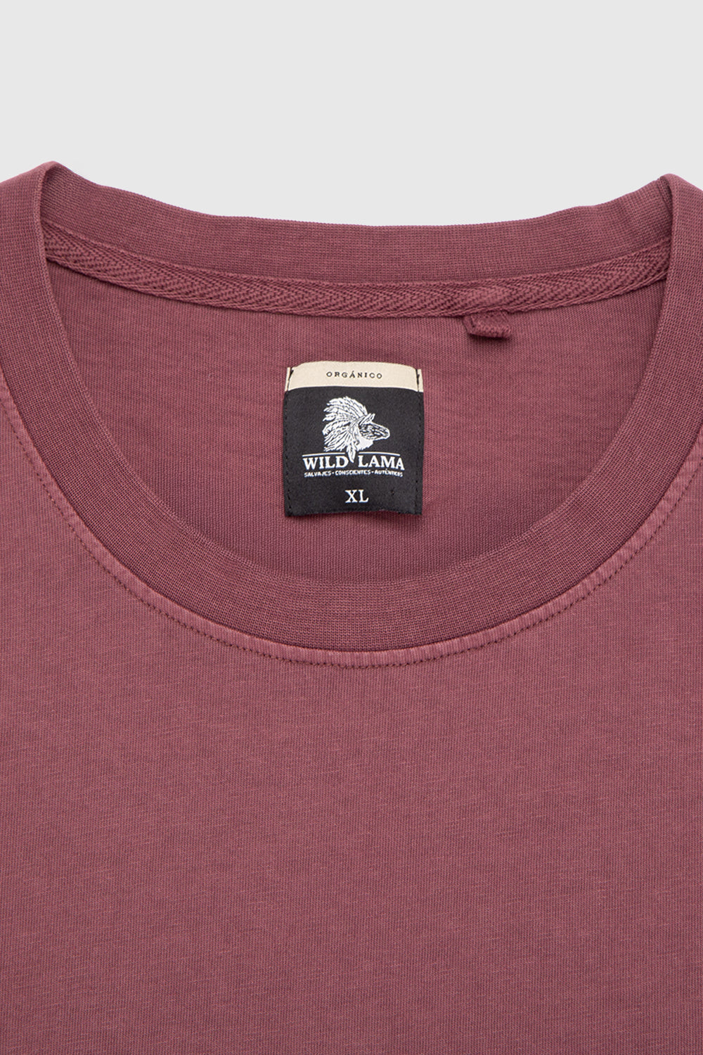 Polera Bat Orgánica Burdeo Hombre