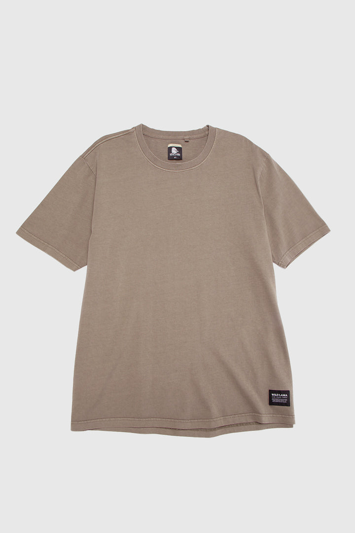 Polera Bat Orgánica Café Hombre