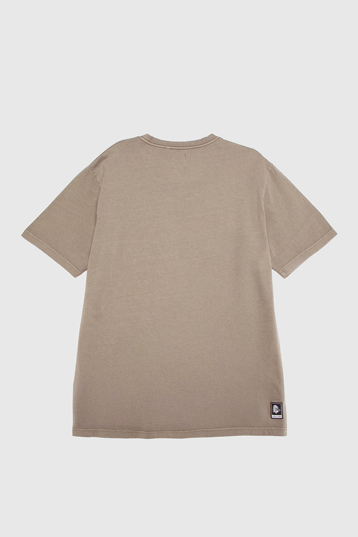 Polera Bat Orgánica Café Hombre