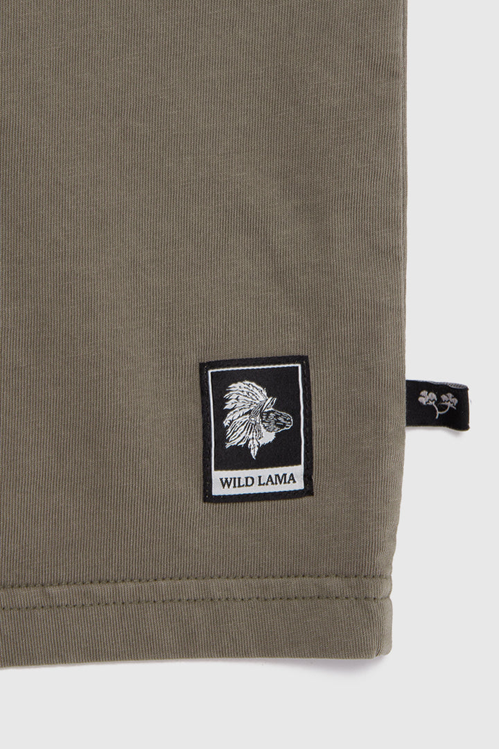 Polera Bat Orgánica Verde Hombre