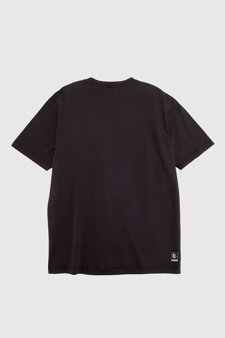 Polera Bat Parche Orgánica Negra Cóndor Hombre