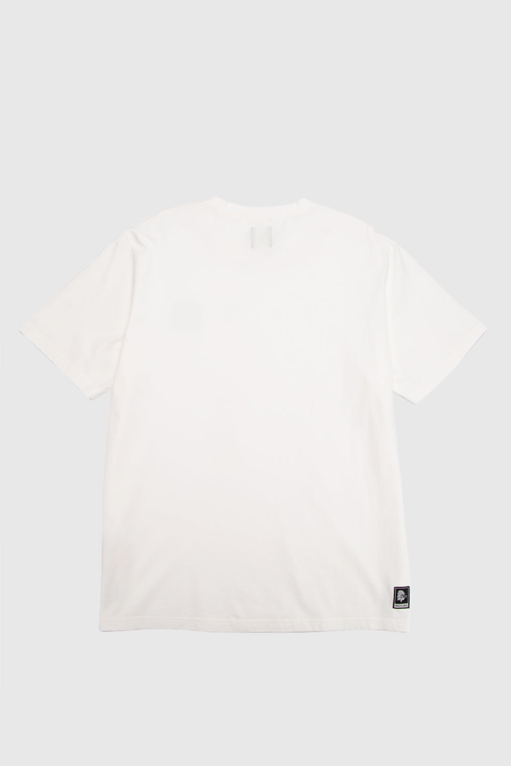 Polera Bat Parche Orgánica Zorro Blanco Hombre