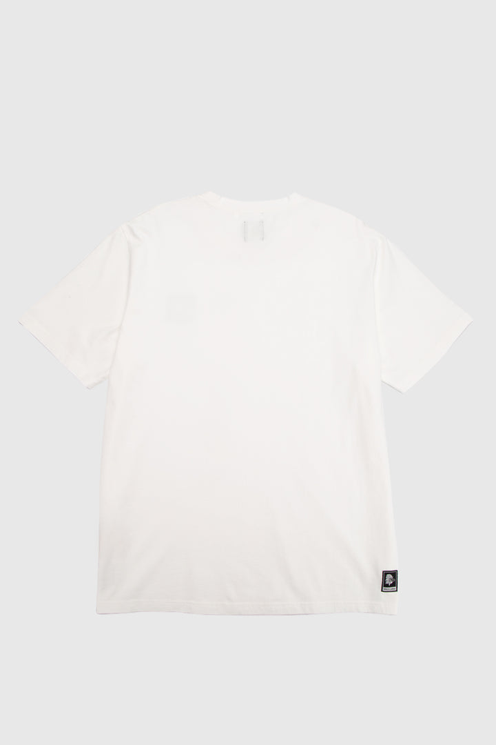 Polera Bat Parche Orgánica Zorro Blanco Hombre