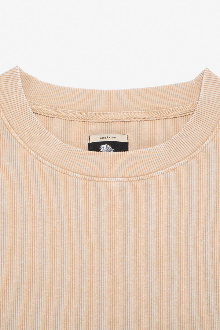 Polera Elis Orgánica Beige Mujer