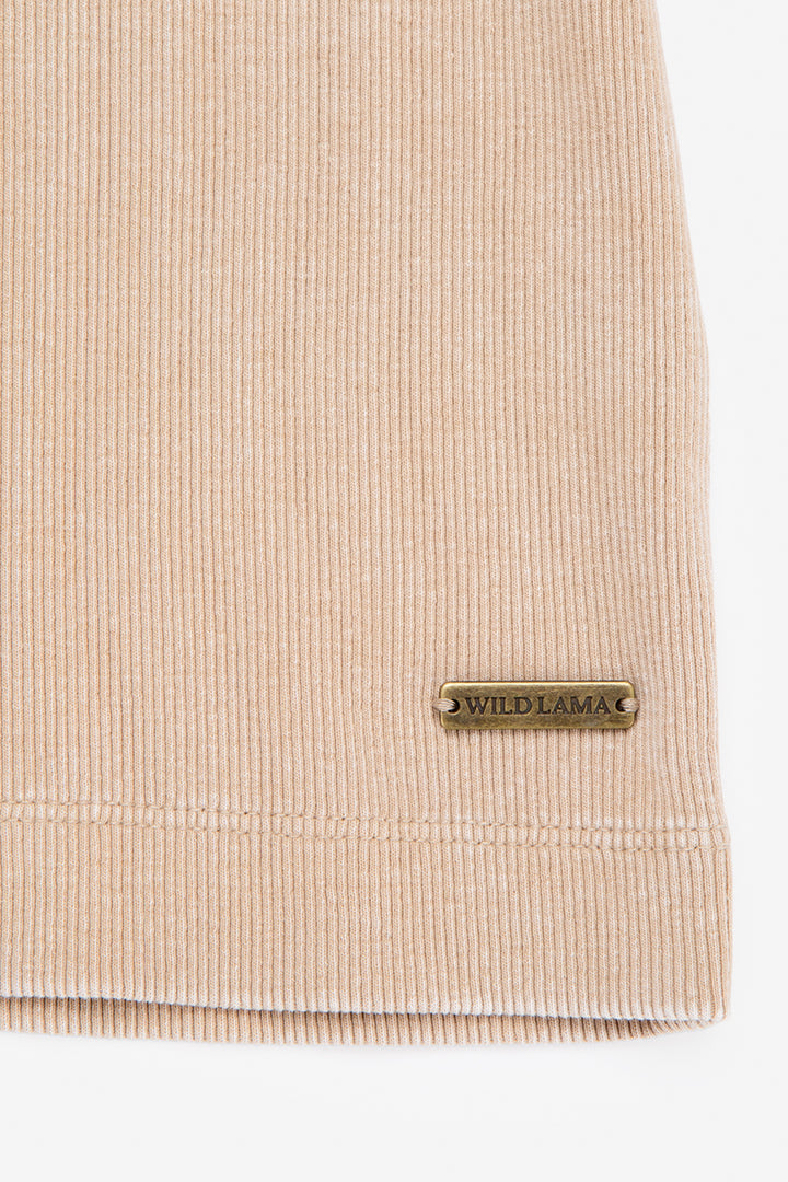 Polera Elis Orgánica Beige Mujer