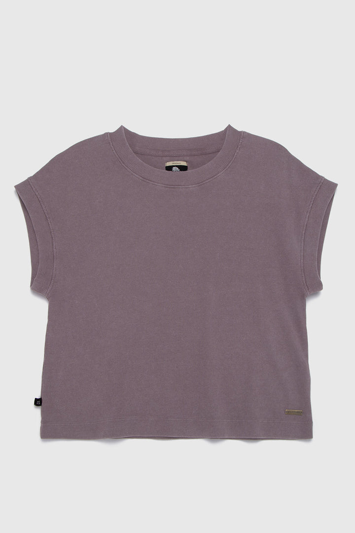 Polera Elis Orgánica Morada Mujer