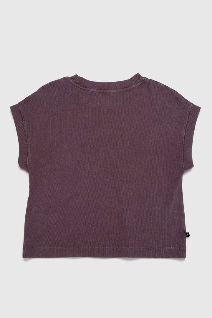 Polera Elis Orgánica Morada Mujer
