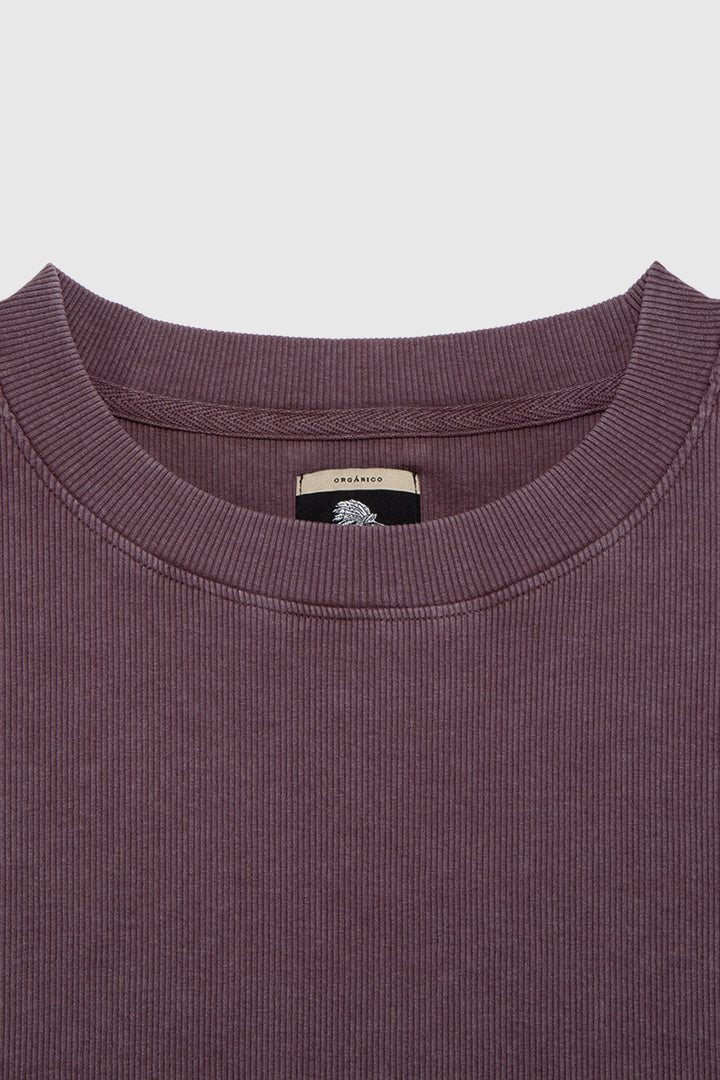Polera Elis Orgánica Morada Mujer