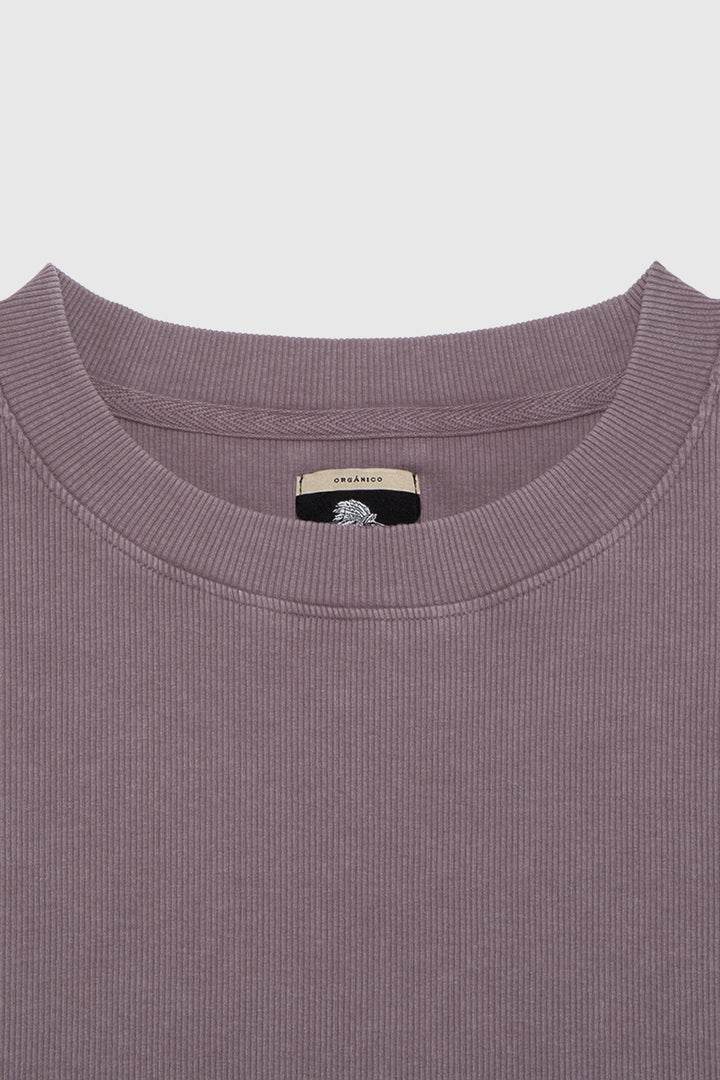 Polera Elis Orgánica Morada Mujer