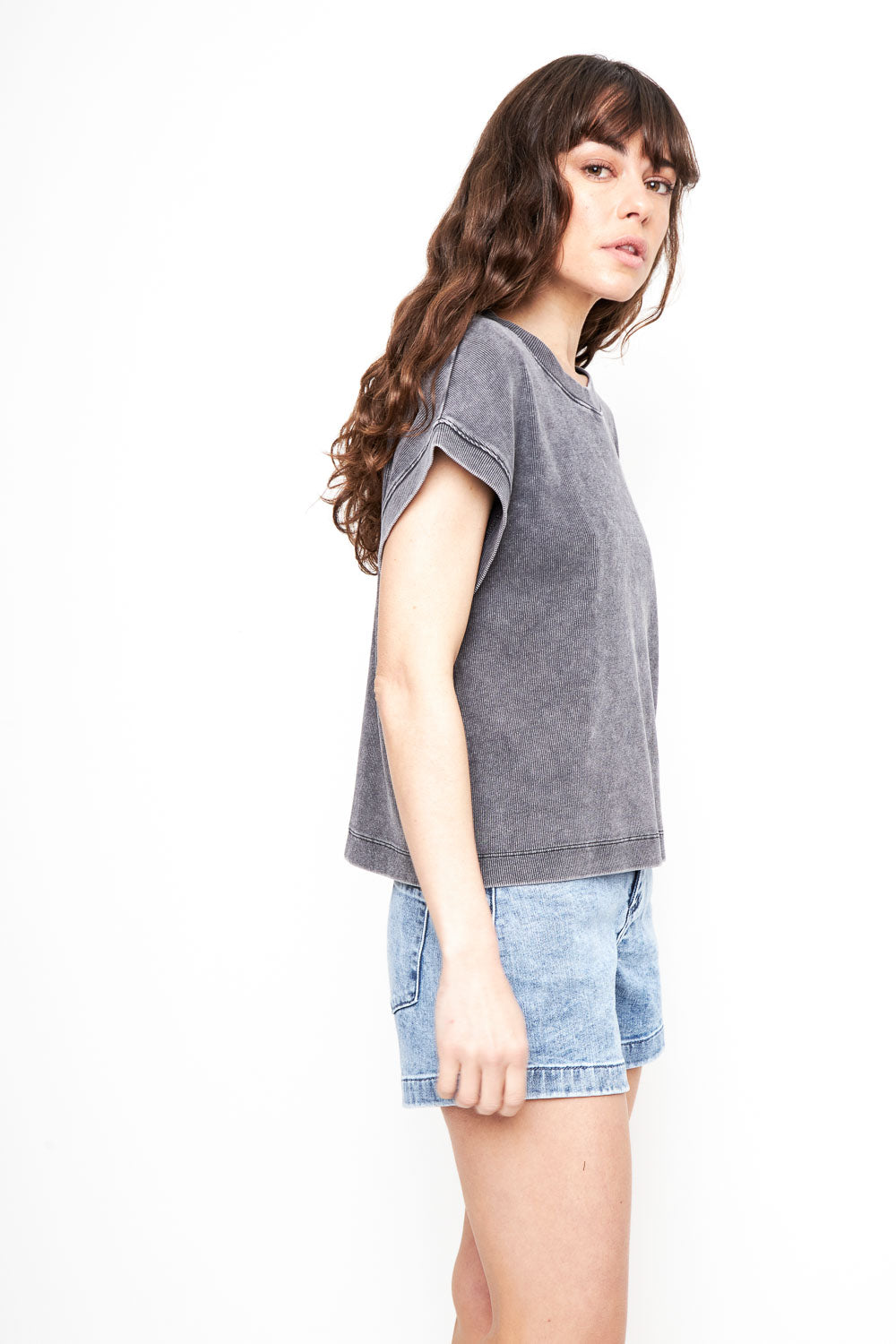 Polera Elis Orgánica Negra Mujer