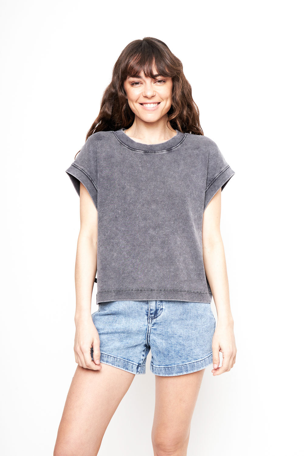 Polera Elis Orgánica Negra Mujer