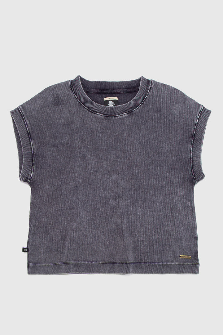 Polera Elis Orgánica Negra Mujer