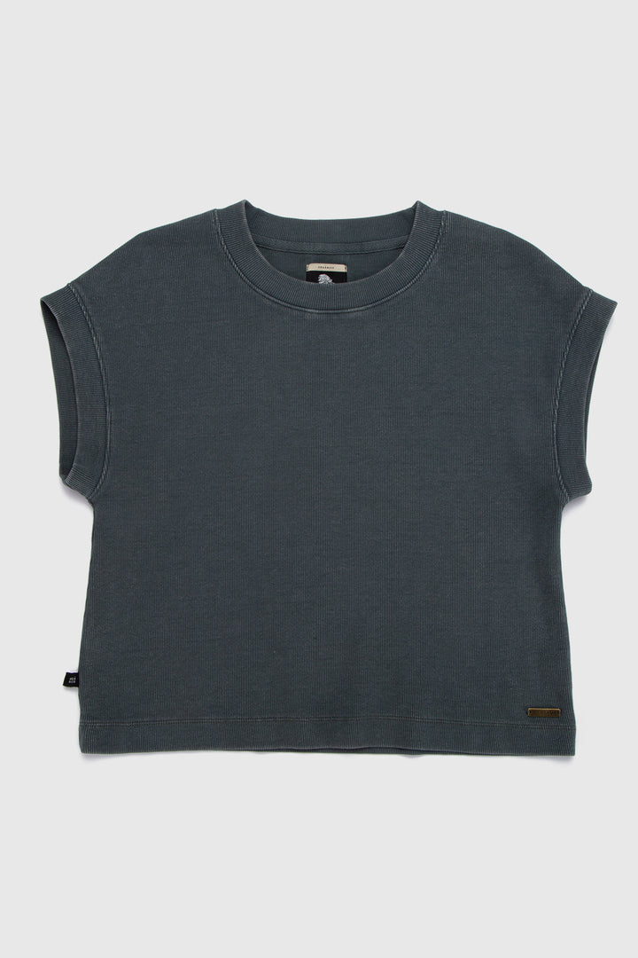Polera Elis Orgánica Petróleo Mujer