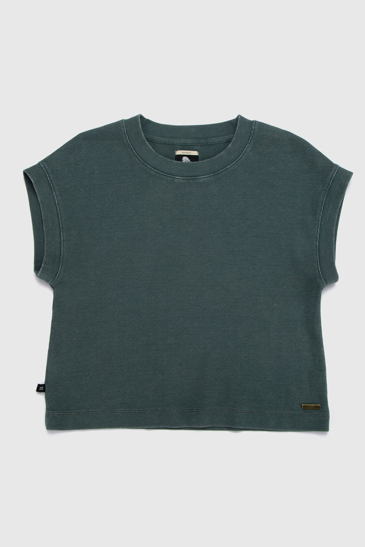 Polera Elis Orgánica Petróleo Mujer