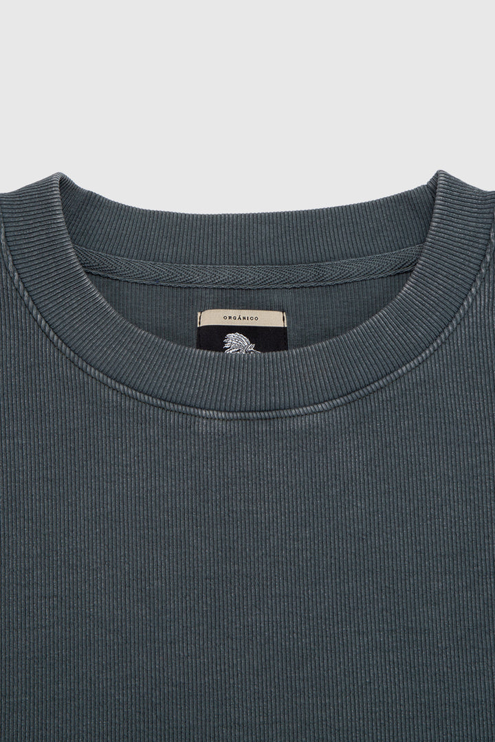 Polera Elis Orgánica Petróleo Mujer