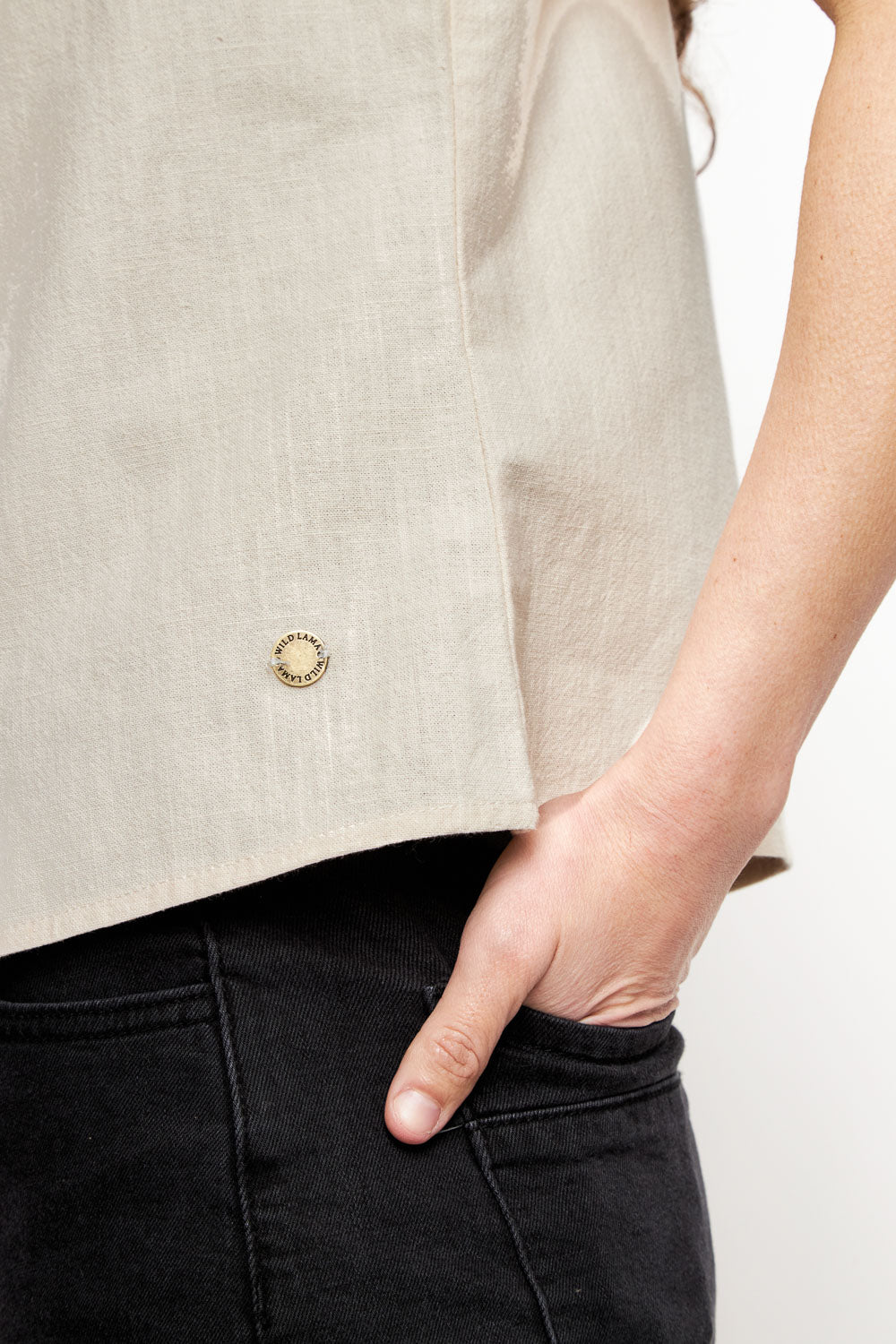 Polera Elo Orgánica Beige Mujer