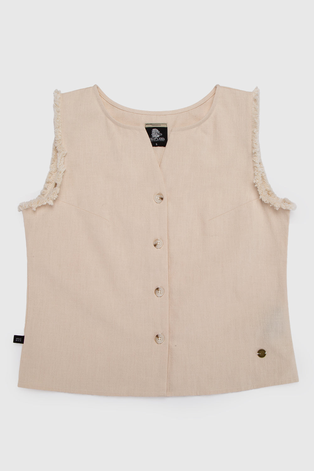 Polera Elo Orgánica Beige Mujer