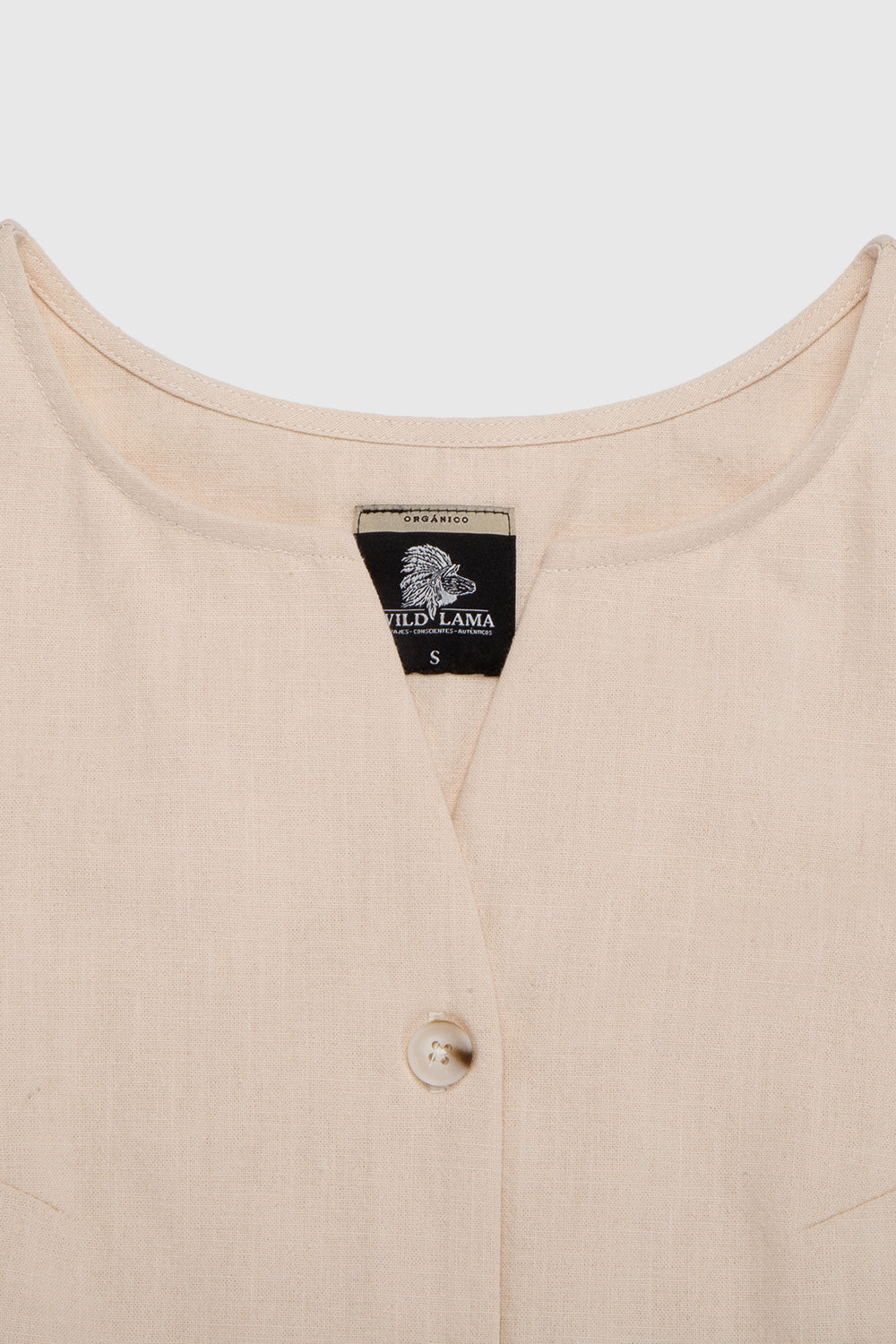 Polera Elo Orgánica Beige Mujer