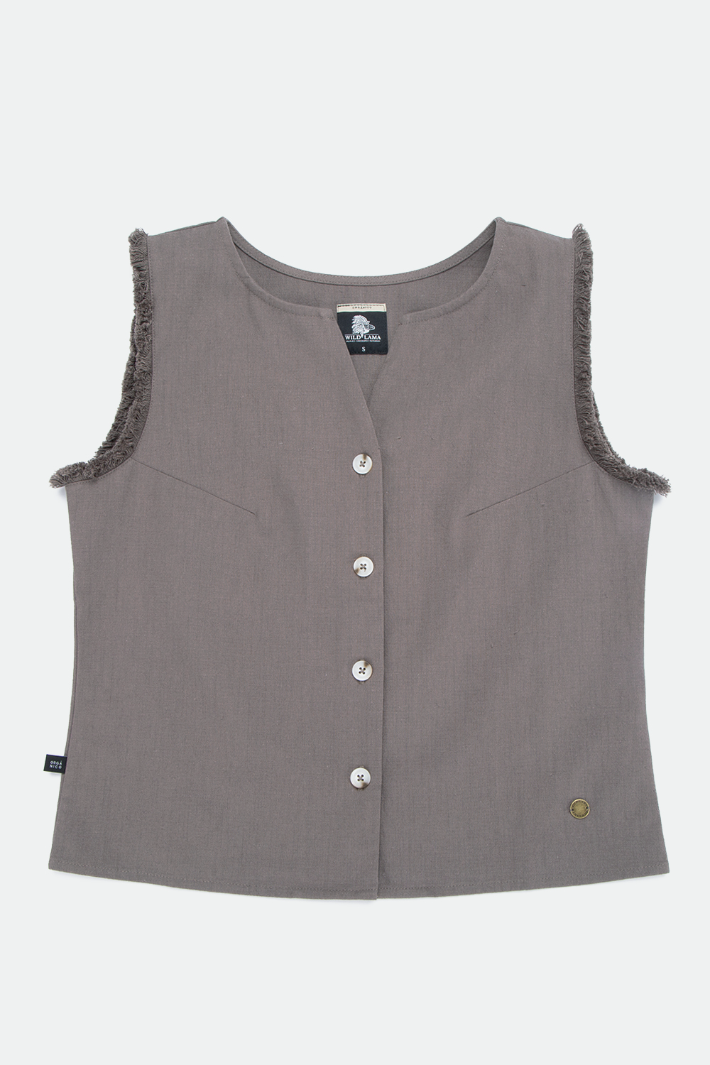 Polera Elo Orgánica Café Mujer