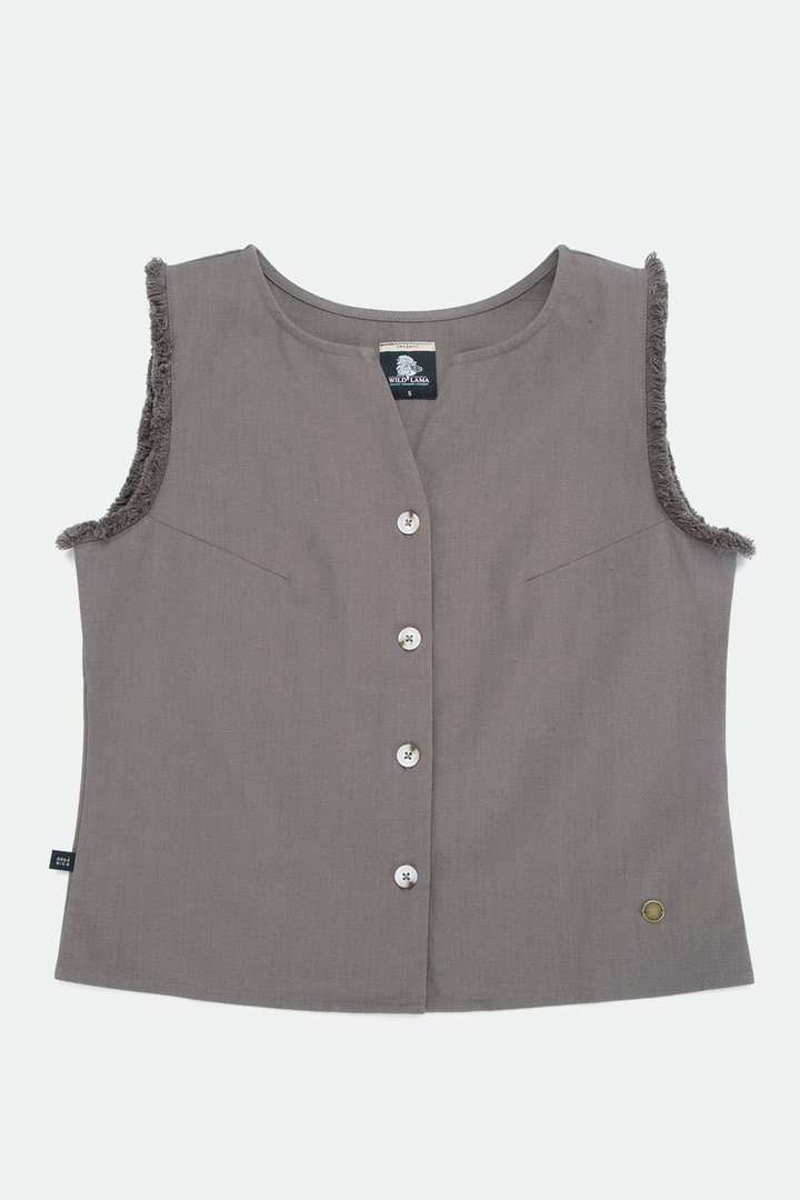 Polera Elo Orgánica Café Mujer